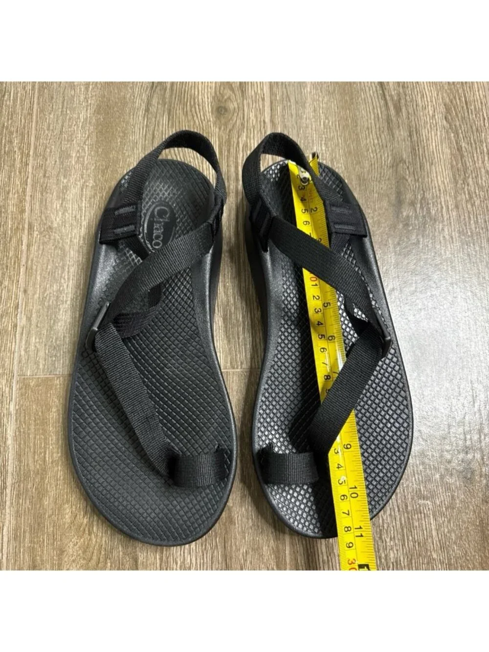 Chaco Bodhi Black Adjustable Strap Sandals Men's Size 10